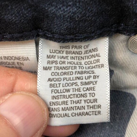 Lucky Brand Womens Lolitaa Skinny Jeans Size 12/31 Blue Denim Mid-Rise Casual - Picture 9 of 16